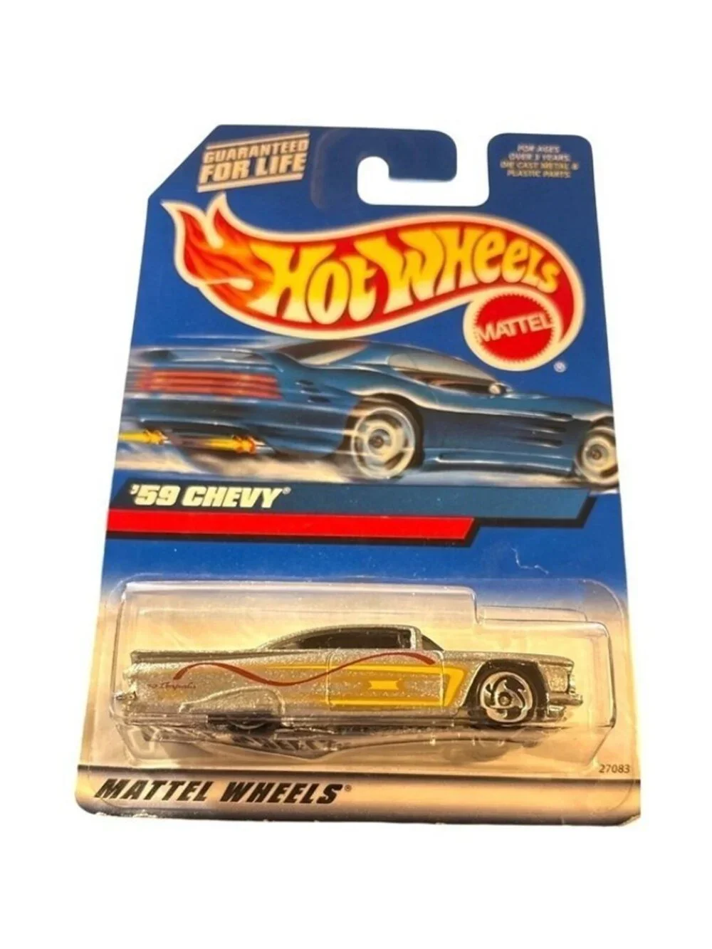Vintage Die Cast Hot Wheels 59 Chevy Car Collectible Sealed 1:64 Multi-Color 270